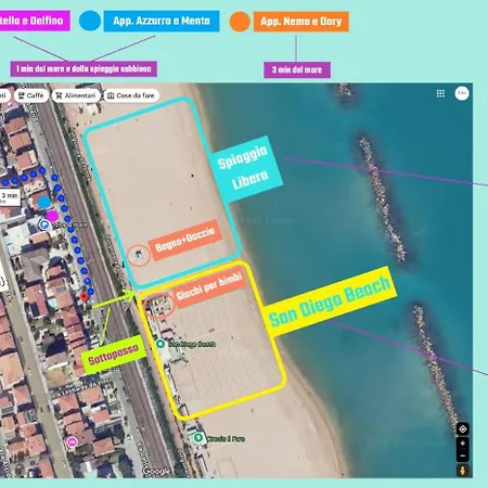 Apartment Conero-alba Al Mare-monolocali Adiacenti E Corti Porto Potenza Picena